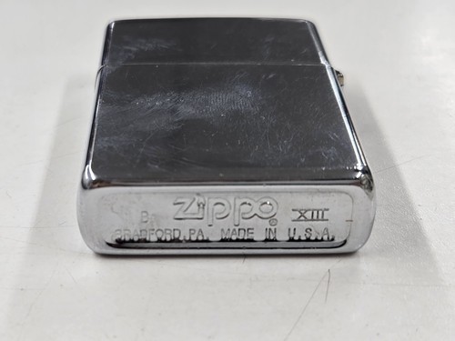 Vintage Zippo Cigarette Lighter. Missing Paint On Chrome Lighter. USA - Picture 6 of 12