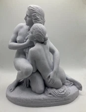 CLASSICAL SCULPTURE BATHING GIRLS 7.9 INCH/200 MM, MUSEUM REPRODUCTION