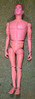 Vintage Action Man 40th Nude Naked Doll Red Painted Hair Hard Hands Vintage Action Man 40th Nude Naked Doll Red Painted Hair Hard Hands