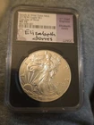 2018 W AMERICAN SILVER EAGLE NGC MS70 FIRST DAY ISSUE ELIZABETH JONES SIGNED ASE