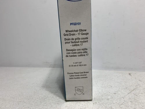 Proflo PFGD101 Grid Drain 1-1/2" Chrome 17 Gauge - Picture 4 of 8