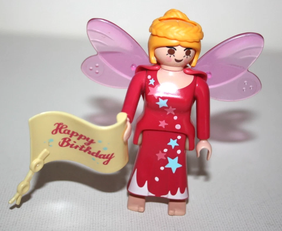 PLAYMOBIL 4986 FEE ANNIVERSAIRE AILES ROSES EDITION SPECIALE COMPLET - Photo 1/1