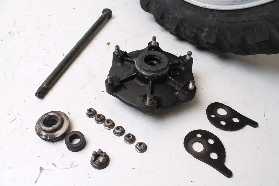 1985 Kawasaki KLR250 Rear Wheel 17" 17x2.15 2.15X17 Rim 41025-1113 See pictures Foto 4 de 4