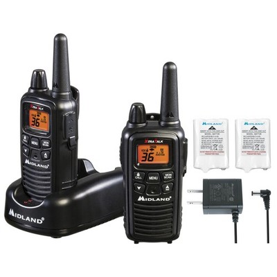Midland LXT600VP3 36-Channel FRS Two-Way Radio Pair with Charger New