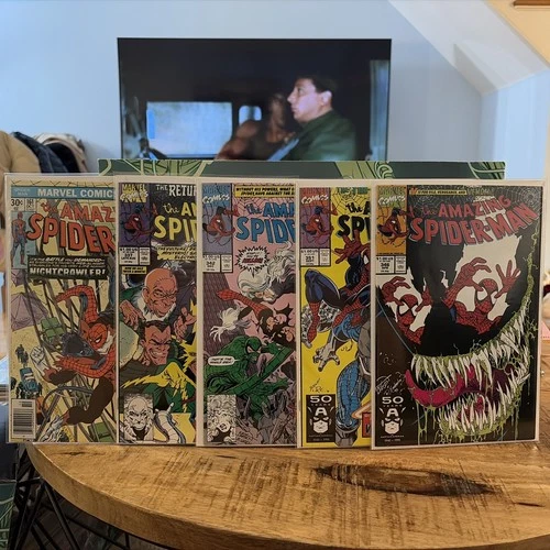 Amazing Spiderman Lot 161, 337, 342, 346, 351 Venom Sinister Six X-men Larsen NM