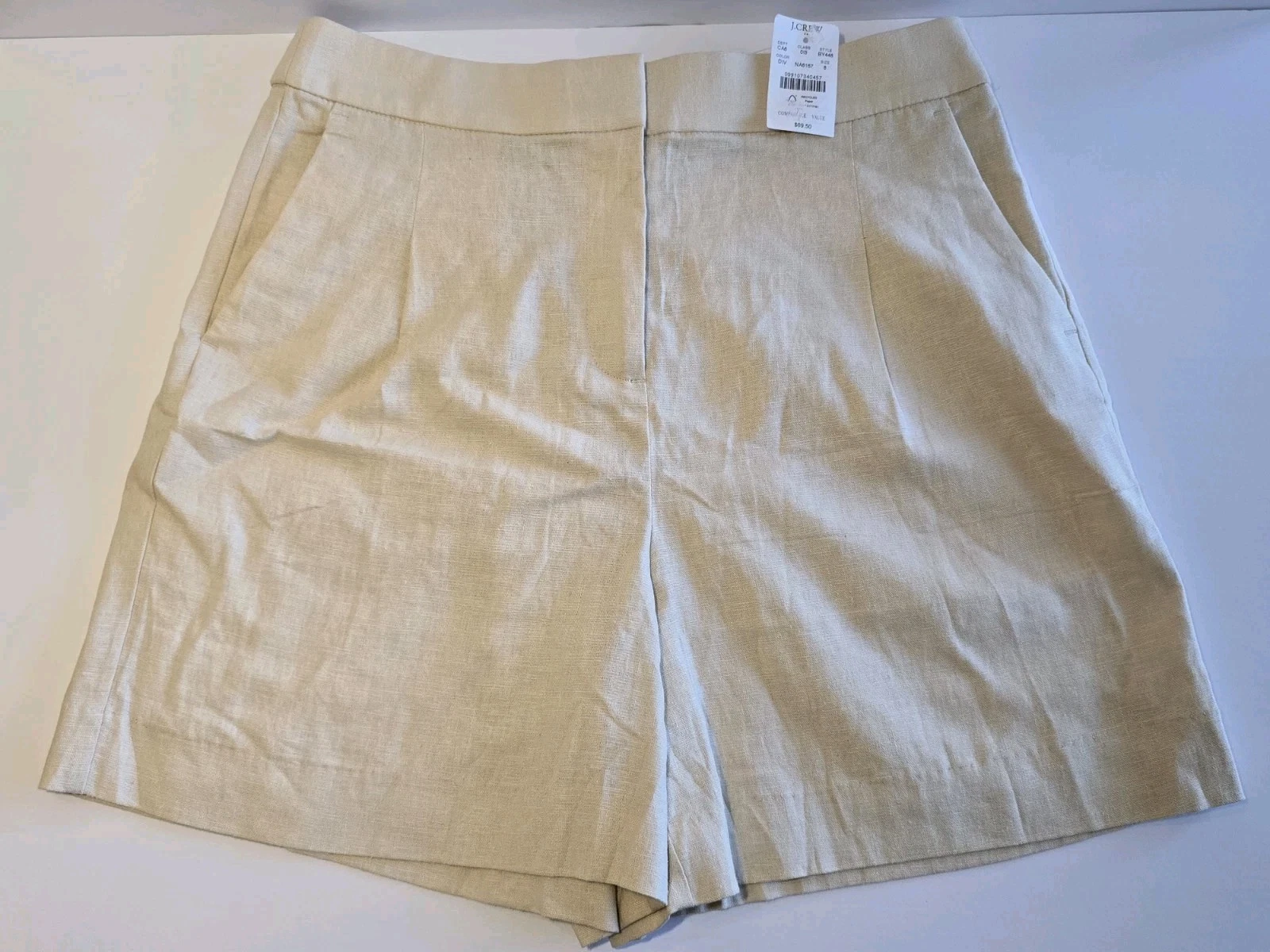 J. Crew Linen Blend Shorts Womens 8 Tab Pleated Coastal Beachy Preppy Size 8
Opens in a new window o