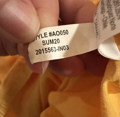 J Crew Dress Sz 8 Goldenrod Yellow Tiered Spring Pockets Sleeveless Dress Cotton - Picture 9 of 11