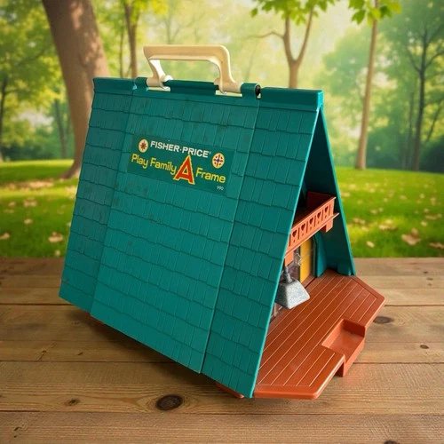 Vintage Play Family A Frame House Little People #990 No Accessories Fisher Price