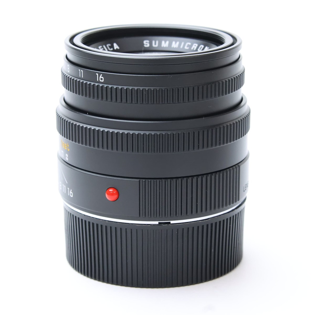 Leica ライカ SUMMICRON M50mm F2 4th 6bit Leica Summicron M50mm F/2 4th Black 11826C 6bit -Near Mint