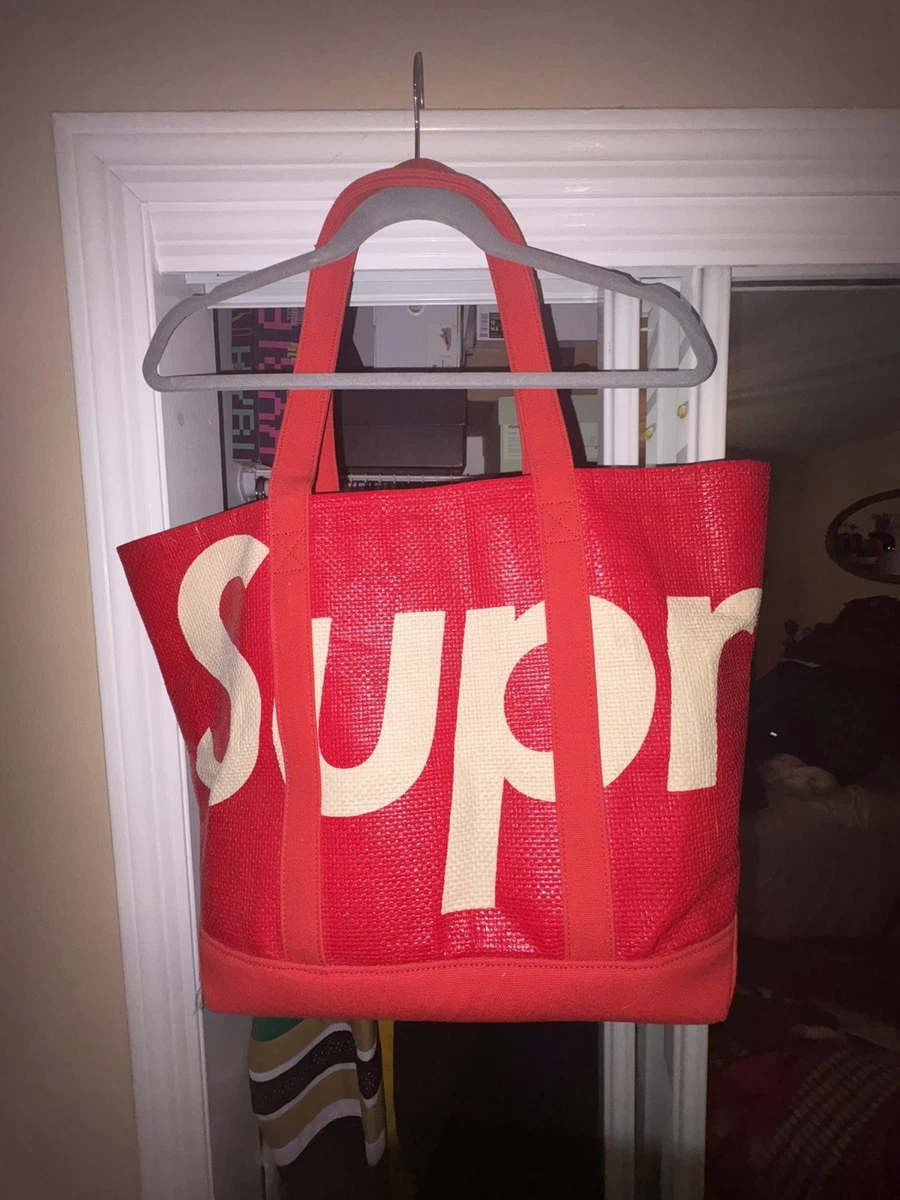 Supreme Tote Red Bags for Men for sale | eBay