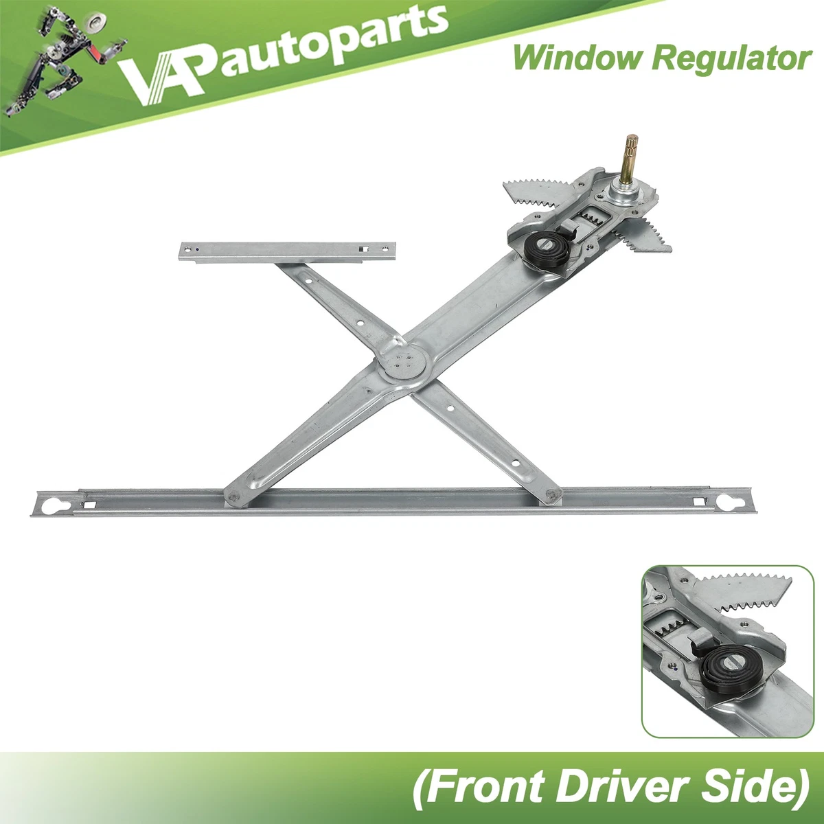 Rear Driver Manual Window Regulator for Honda Civic 1992 1993 1994