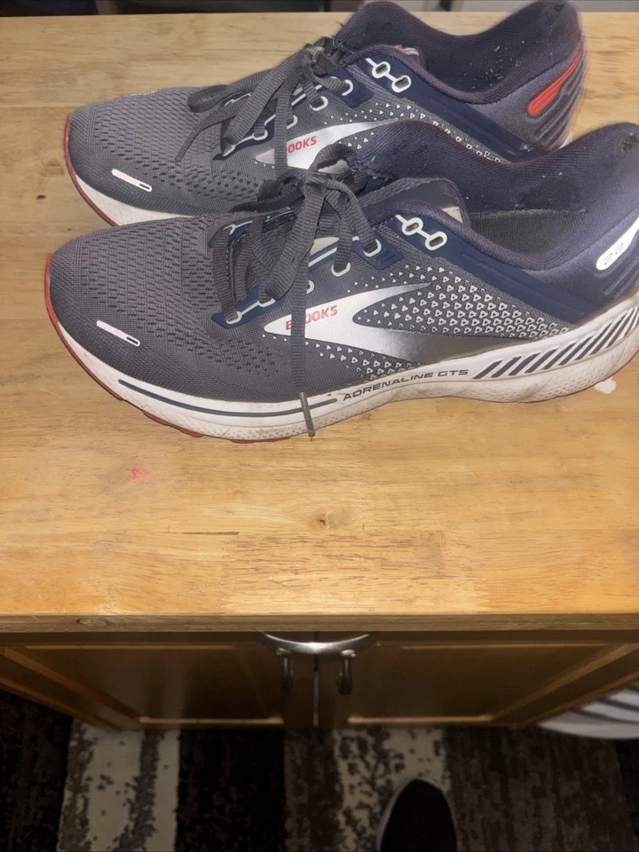 Кроссовки беговые мужские Brooks адреналиновые GTS 22 темно-серые размер 9,5 для тренировок в тренажерном зале - Изображение 3 из 4