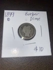 1899 O Barber Dime. $10