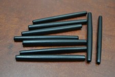 50 PCS BLACK BUFFALO BONE HAIR PIPE CHOKER BEADS PENDANTS 3" BD-85