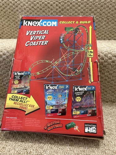 K'nex Collect and Build Vertical Viper Coaster - used