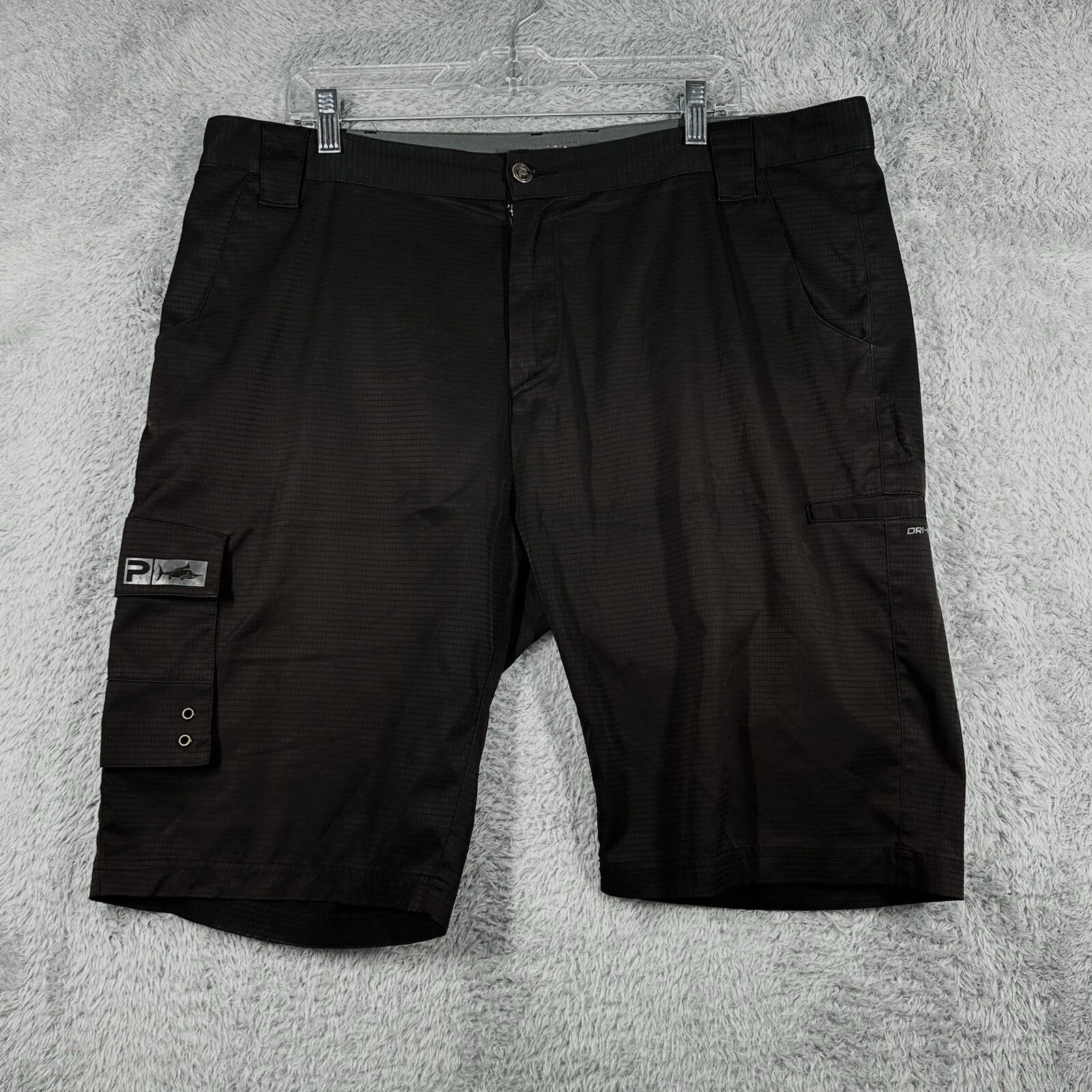 Pelagic Mens’s Black Cargo Pocket Shorts Size 40 Logo Casual Fishing
Opens in a new window or tab