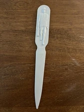 Vintage Fuller Brush Company Letter Opener Man Woman With Briefcase USA