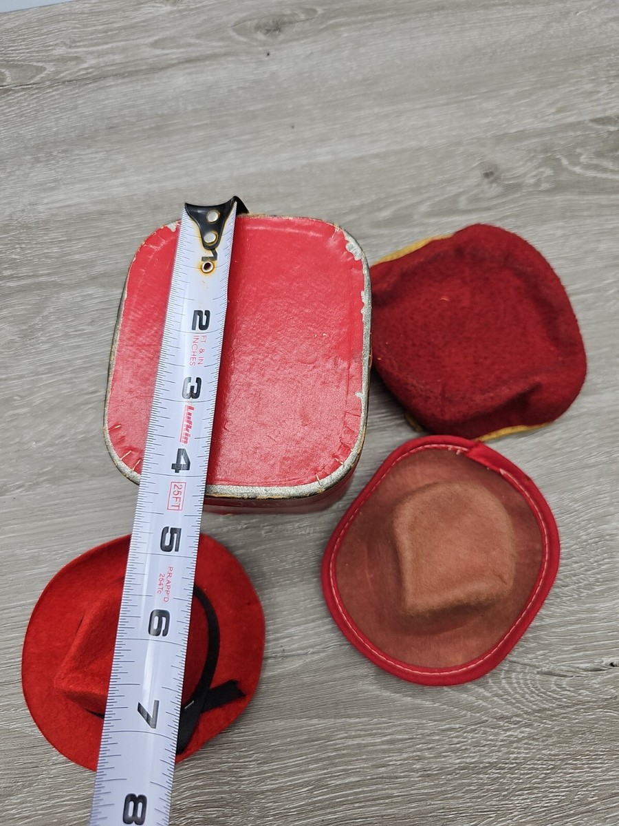 帽子 50s VINTAGE Mallory Twenty 7 5/8 61cm Vintage 1950's Mallory Hats Box 2 Hats, Miniature Salesman