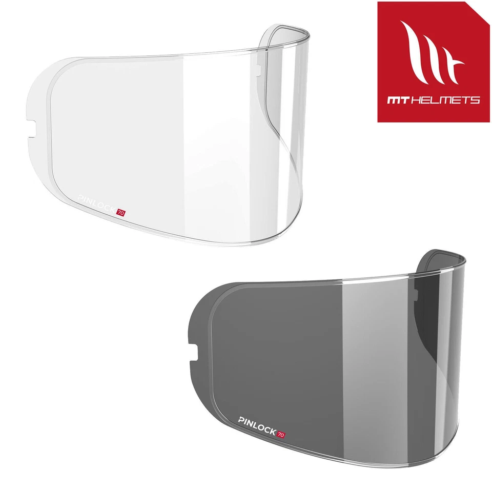 MT Stinger 2 Braker Motorcycle Helmet Max Vision Pinlock Visor Insert Clear Dark