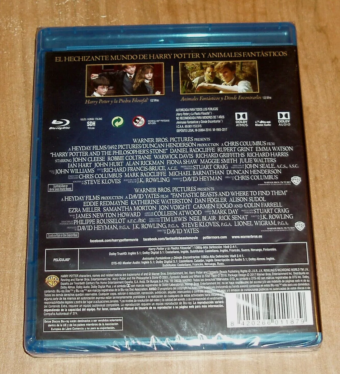  Blu-ray Harry Potter: Coleção Completa [ Anos 1 - 7