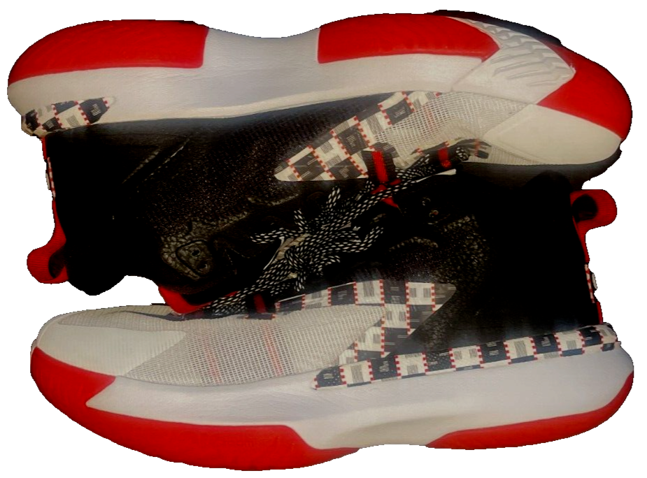 Size 5.5 Jordan 1 Retro Sky Hi Red “Promo Sample” Nike Dunk Sky Hi Hidden Wedge Bred Black Red Women main image 2