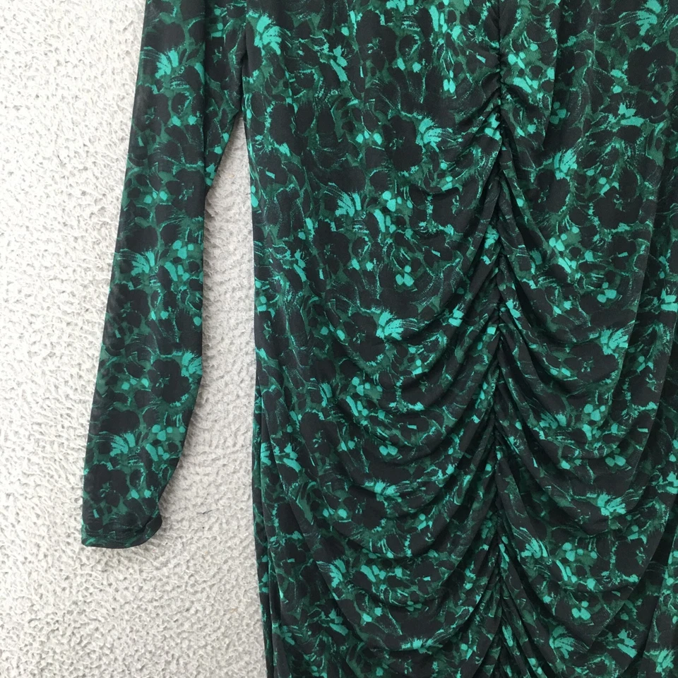 Isabel By Ingrid & Isabel Maternity Bodycon Dress Womens Large Green Long Sleeve - Image 3 of 4