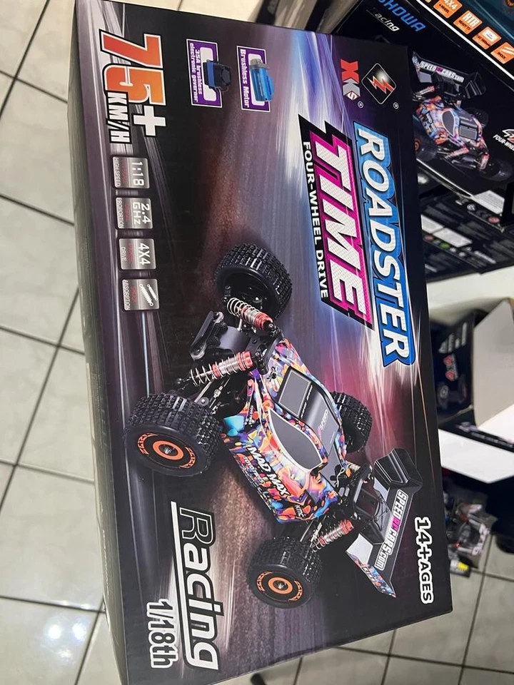 WLTOYS 184016 ALTA VELOCIDAD 75 KM/H (45 MPH) 4x4 2,4 G buggy de carreras sin escobillas rc Foto 2 de 4