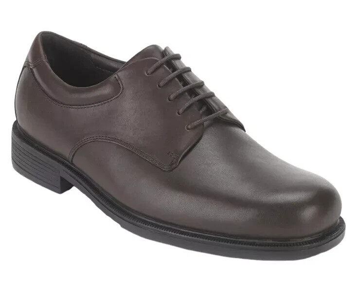 Rockport Mens Margin K71225 Chocolate Leather Lace Up Dress 