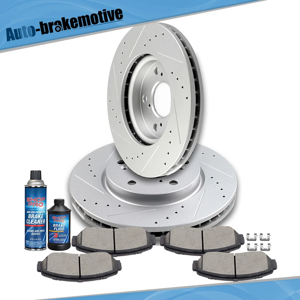 ROTORES DE FRENO DELANTEROS Y PASTILLAS CERÁMICAS APTOS PARA HONDA ODYSSEY 2005-2010 Foto 2 de 4