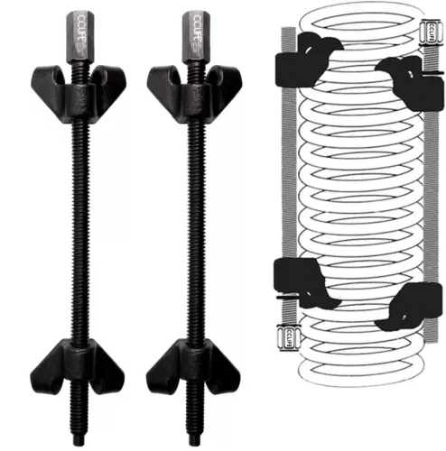 2pcs set universal spring compressor set mounting clamp lowering car tool new - Picture 8 of 8