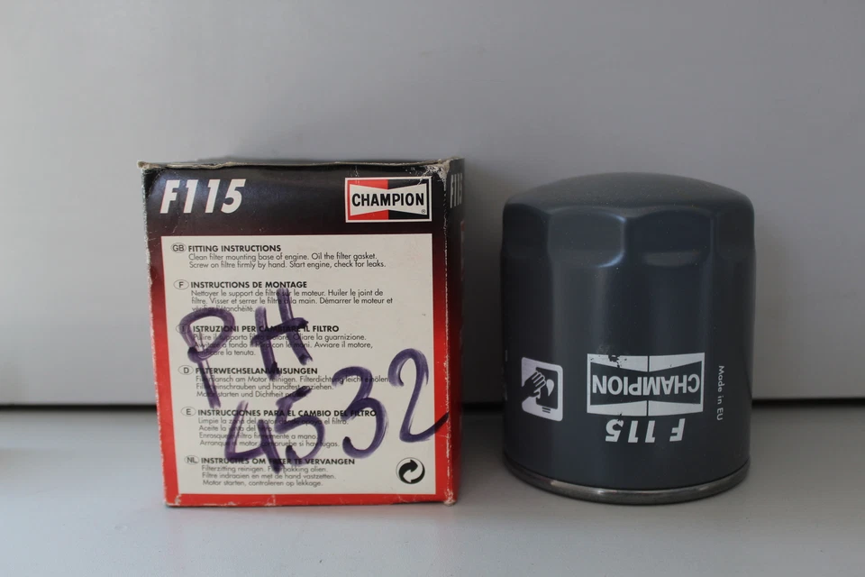 FILTRO OLIO PER FORD SCORPIO GRANADA 2.5 D TD CHAMPION F115 - Image 2 of 4