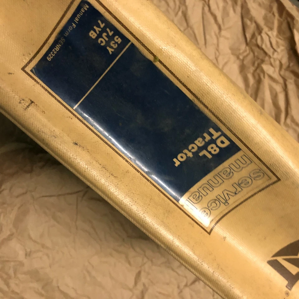 MANUAL DE SERVICIO SOBRE ORUGAS EXCAVADORA CAT CATERPILLAR D8L D8 53Y 7JC 7YB USADO Foto 3 de 4