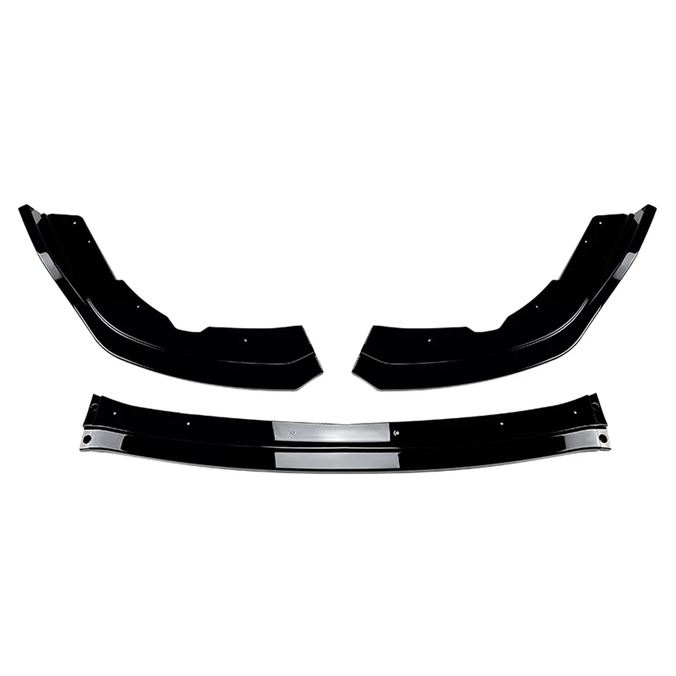 Kit de labio de alerón de parachoques delantero para Subaru Impreza WRX STI 2011-2014 negro brillante Foto 3 de 4