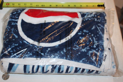 VTG SEALED Pepsi Cola Beach Towel 1990s Pepsi Generation Like Nothing Else NOS