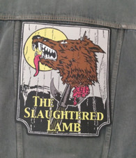 GIANT back PATCH - The Slaughtered Lamb - 9.5 x 11 inches! Woven Horror movie