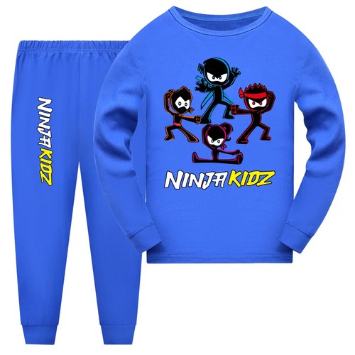 NINJA KIDZ Girls Boutique Outfits top Pants Toddler Pijama kids Pajama Trausuit - Picture 10 of 59
