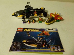 LEGO 7885 Batman Robin's Scuba Jet Attack Set 100% Complete + Minifigs 673419102001 | eBay