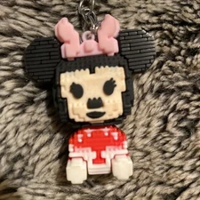 Minnie Baby Building Block Purse Charm/keychain, NOT By Disney. NWT, Cute!