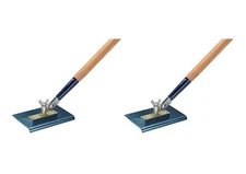 Kraft Tool Co. CC395A-01 9 in. x 6 in. All-Angle Blue Steel Walking Edger, 1/2