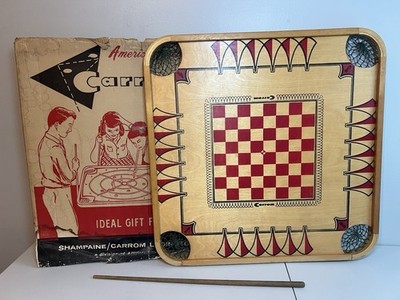 Vibrant VTG 1960s Carrom Model 106 Double Sided-Nice Wall Art Game Room Man Cave