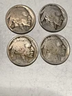 1913-D Ty 2, 1916-D, 1917-S, 1918-D  Restored Date Buffalo Nickels FREE SHIPPING
