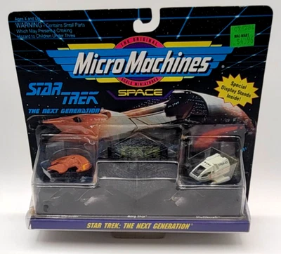 Micro Machines SPACE STAR TREK #4 ST THE NEXT GENERATION 1993 Galoob SEALED NEW - Image 1 of 3