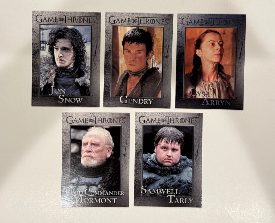 GAME OF THRONES | SEASON 1  Cards Rittenhouse 2012 w/portraits - Incomplete - Image 4 of 4