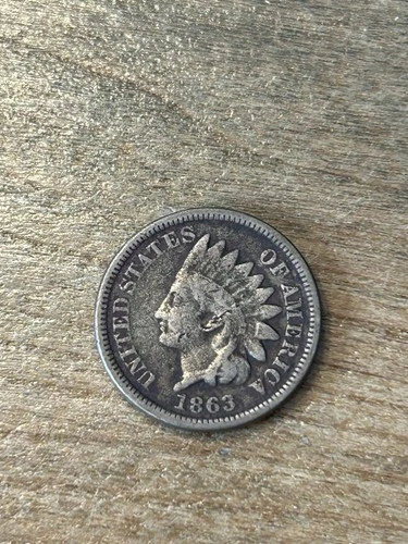 1863 Indian Cent VG