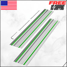 Aluminum Track Saw Guide Rail Precision Plunge For Festool TS-55 TS-75 110"