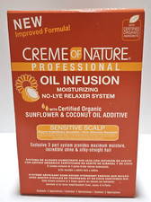 Creme of Nature Oil Infusion Moisturizing No-Lye Relaxer System Sensitive Scalp