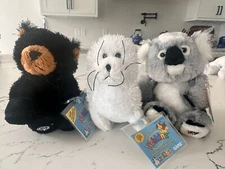 Webkinz LIL KINZ BLACK BEAR KOALA SEAL LOT of 3 NWT Sealed Codes