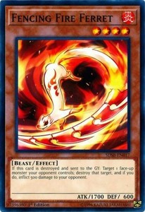 Fencing Fire Ferret - SDSB-EN017 - Common - 1st Edition x3 - Near Mint