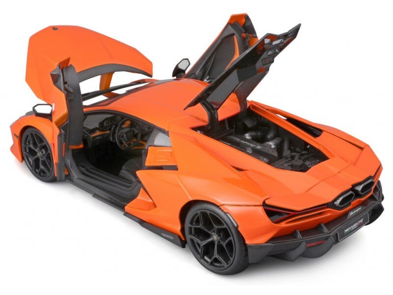 LAMBORGHINI REVUELTO HYBRID ORANGE 1:18 BY MAISTO 1:18 FREE