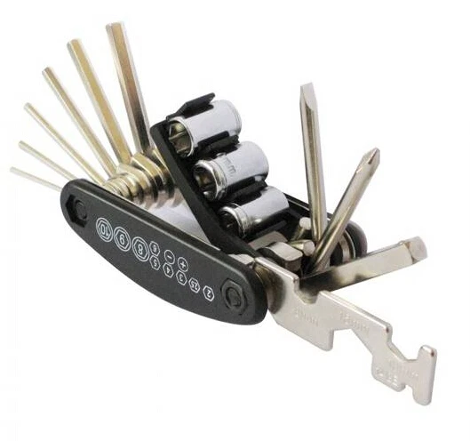 Llave hexagonal universal para motocicleta llave destornillador enchufe multifunción herramienta de reparación Foto 4 de 4